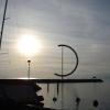 Sunset in Lausanne Ouchy