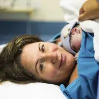 Mum with newborn